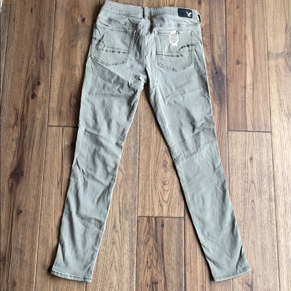 Light Green American Eagle Jeans - Picture 4 of 5